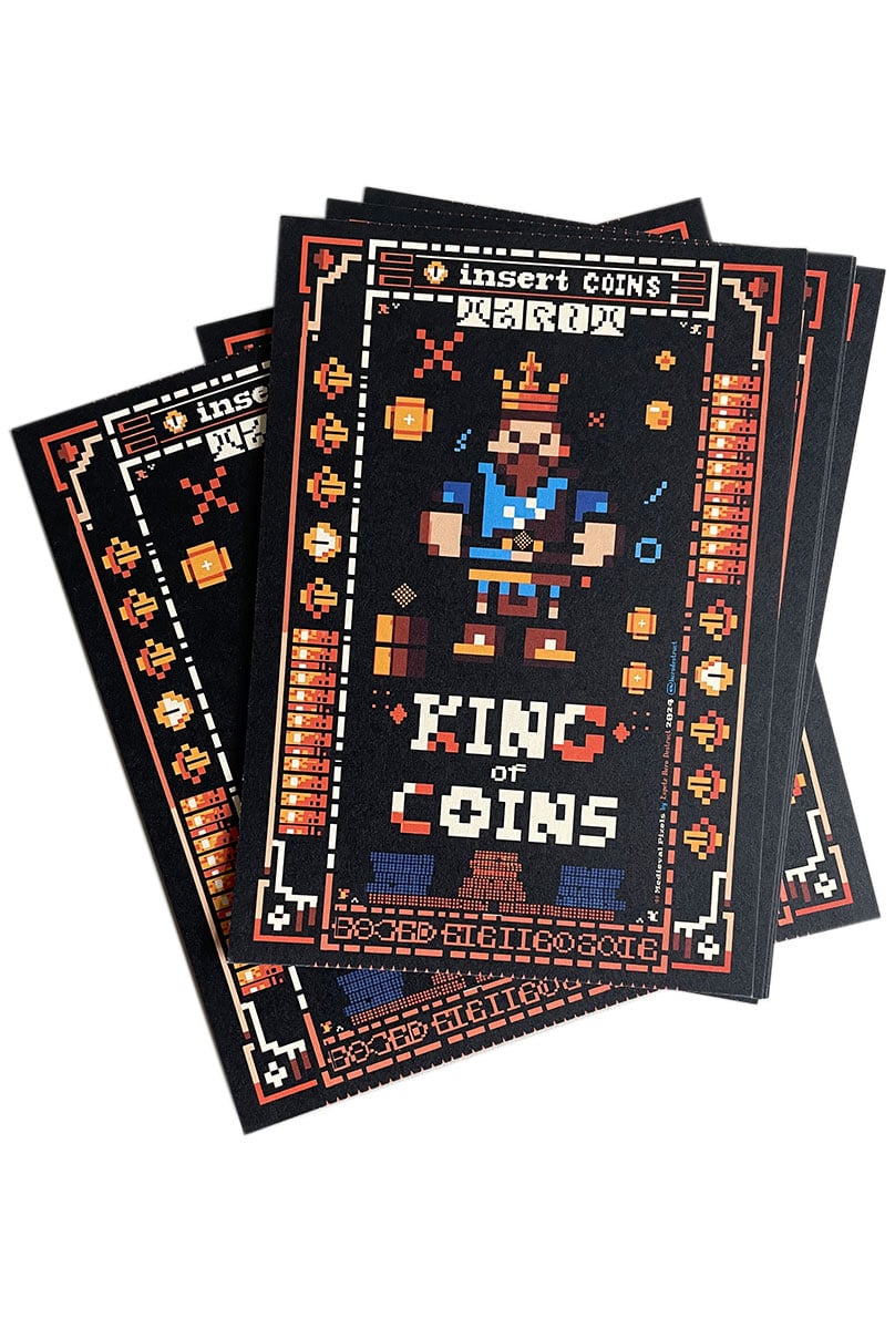 Image of King of Coins Poster & Postcards