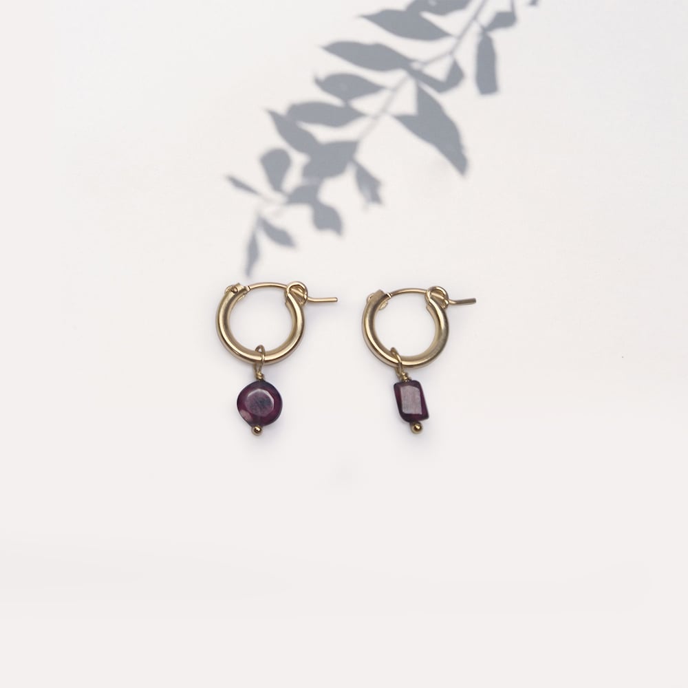 Image of Boucles Grenats