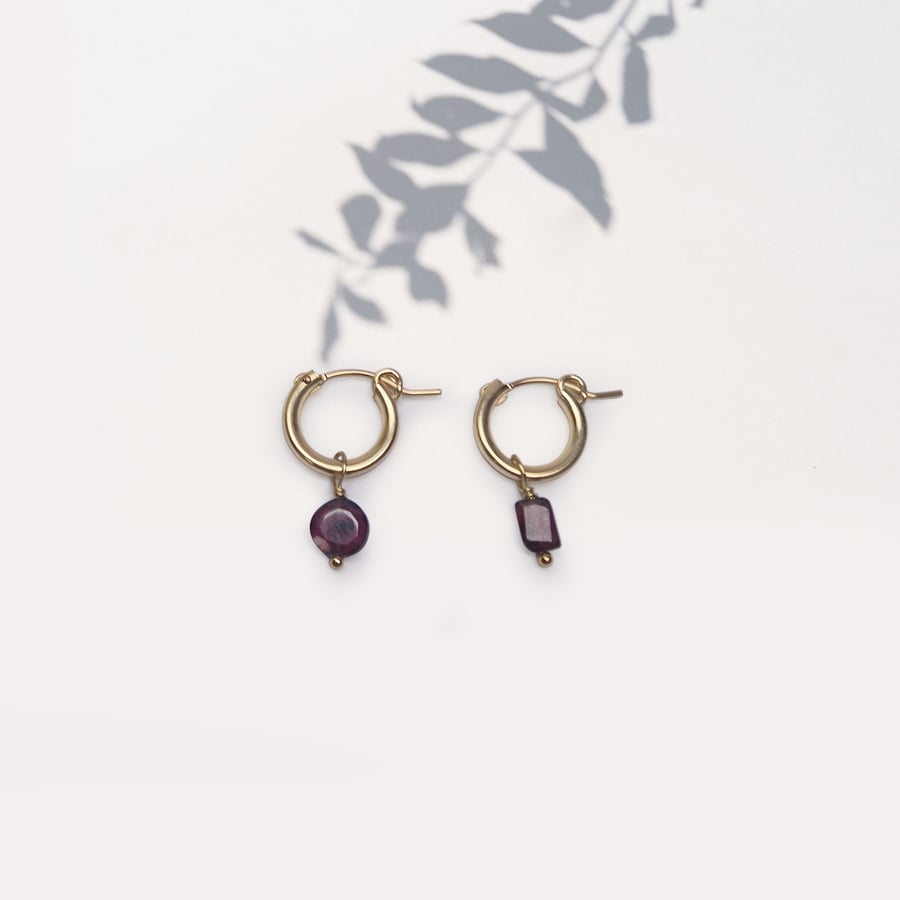 Image of Boucles Grenats