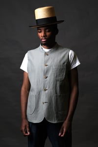 Image 2 of Clayton Gilet - Lichen linen £215.00