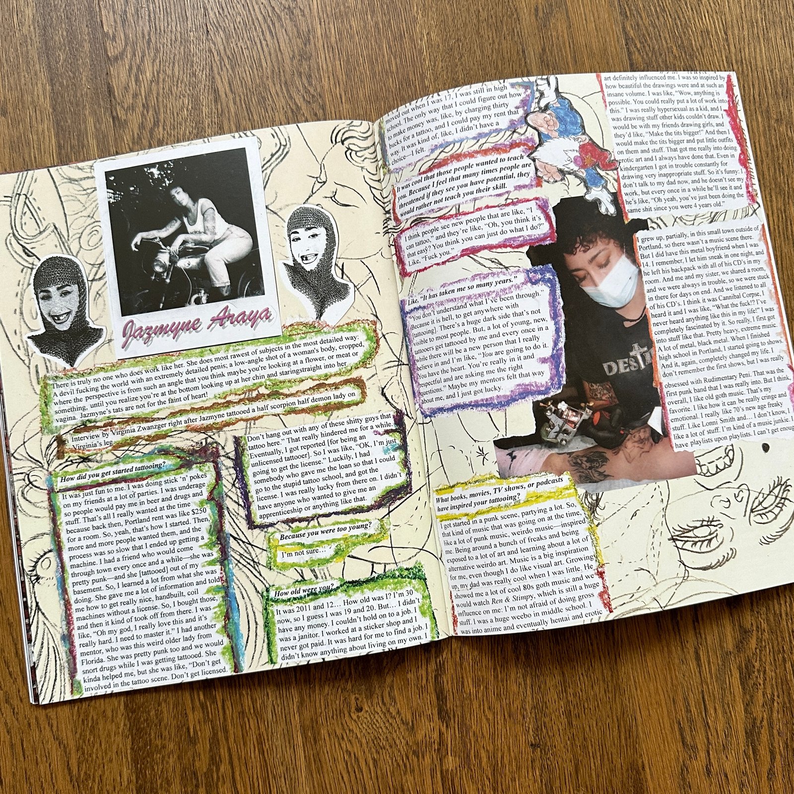 Tattoo Punk Fanzine Volume 4 by Ben Trogdon | Carnage NYC