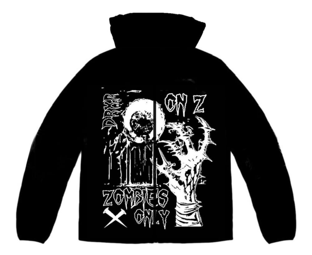 Image of ON Z YDTHEILLEST PUFFER JACKET BLACK