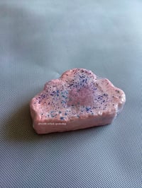 Image 2 of Stormy Weather Fizzy Cloud Bathbomb Handmade Vegan Kawaii Anime Bathbomb