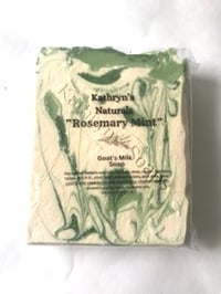 Image 3 of Rosemary Mint Goat's Milk Soap- Great for Father's Day!