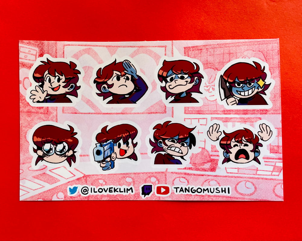 TANGOMUSHI: Vinyl A5 Sticker Sheet