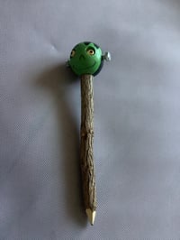 Image 3 of Frank N’ Stein Dude Horror Handcrafted Wooden Pencil Spooky Halloween Horror Stationery 