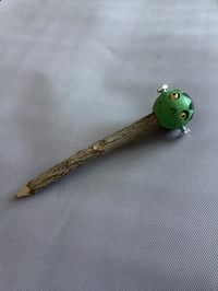 Image 4 of Frank N’ Stein Dude Horror Handcrafted Wooden Pencil Spooky Halloween Horror Stationery 