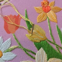 Image 3 of Daffodils & Tulips Embroidery Kit