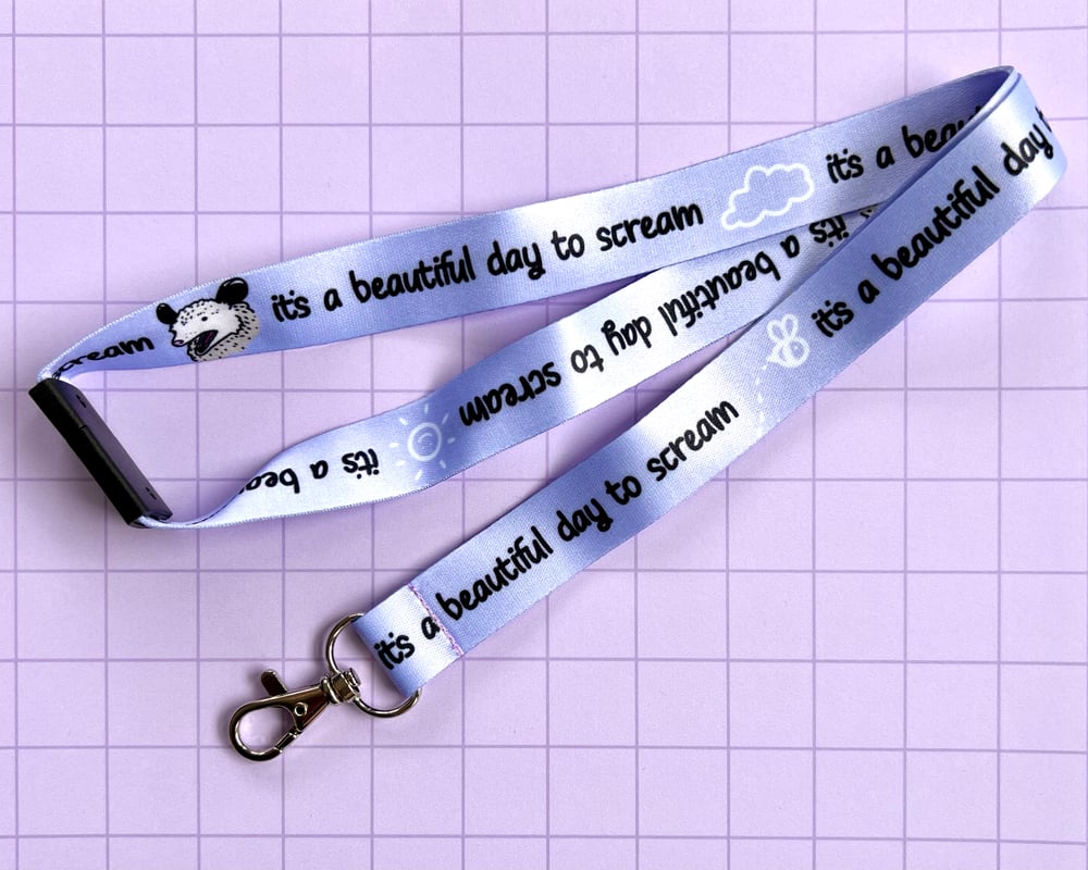 Image of Screaming possum lanyard ***B-Grades only***