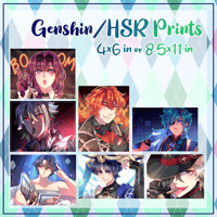 Image 1 of Genshin/HSR Prints