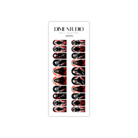 Image 3 of HORROR VILLIAN CREW 2 NAIL DECALS 
