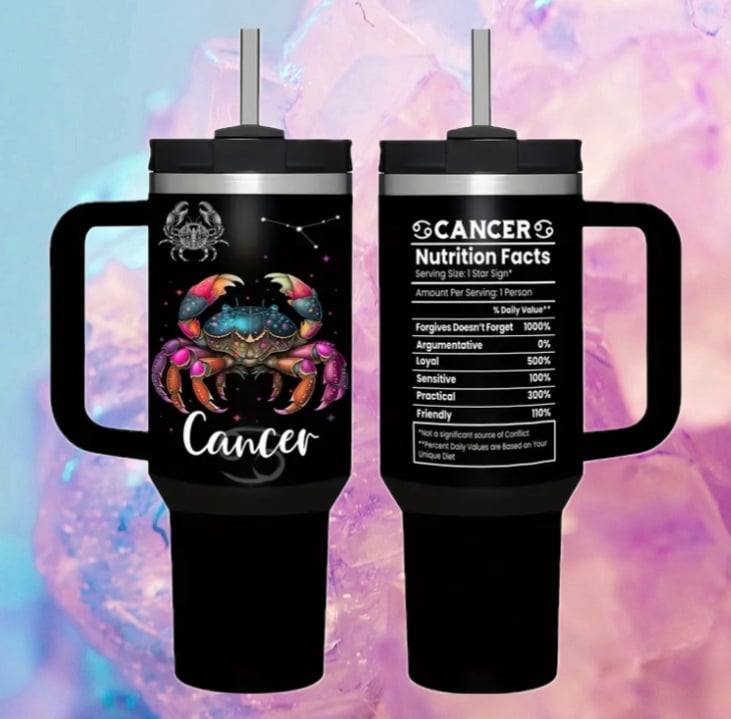 Image of Custom Cancer Tumbler ♋️🦀