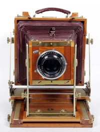 Image 2 of Wisner Expedition ultra light 8X10 Camera with 360mm F6.3 lens + holder #4032