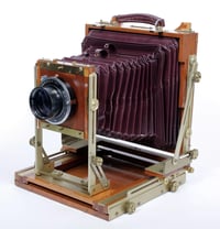 Image 3 of Wisner Expedition ultra light 8X10 Camera with 360mm F6.3 lens + holder #4032