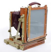 Image 4 of Wisner Expedition ultra light 8X10 Camera with 360mm F6.3 lens + holder #4032