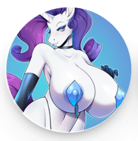 Rarity 58mm Button Badge