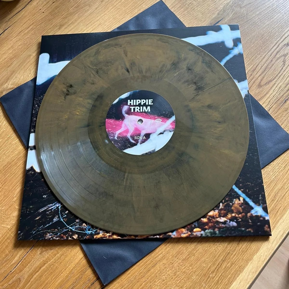 Image of WHAT CONSUMES ME LP BROWN/BLACK MARBLED