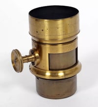 Image 8 of Holmes Booth & Haydens brass Petzval lens No. 577 #4044