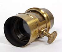 Image 7 of Holmes Booth & Haydens brass Petzval lens No. 577 #4044