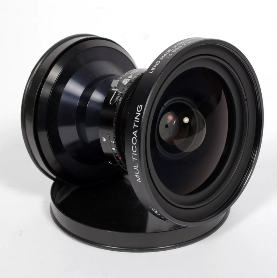 Image of Schneider Super Angulon 90mm F5.6 XL 110 degree Lens in Copal #0 Shutter #4045