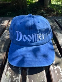 Image 1 of Pigment Dye Doomer Cap w/ Adjustable Buckle Closure (Royal Blue)