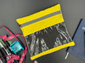 Yellow Hand Painted Pouch