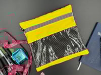 Image 4 of Yellow Hand Painted Pouch