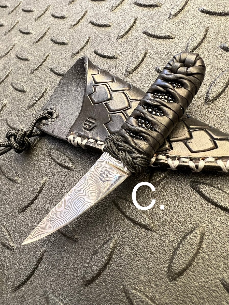 Damascus Micro Zacchaeus | Lucky Walusiak Creations