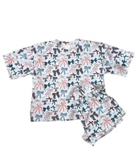 Red, White, & Bows BoxyTee Short Set