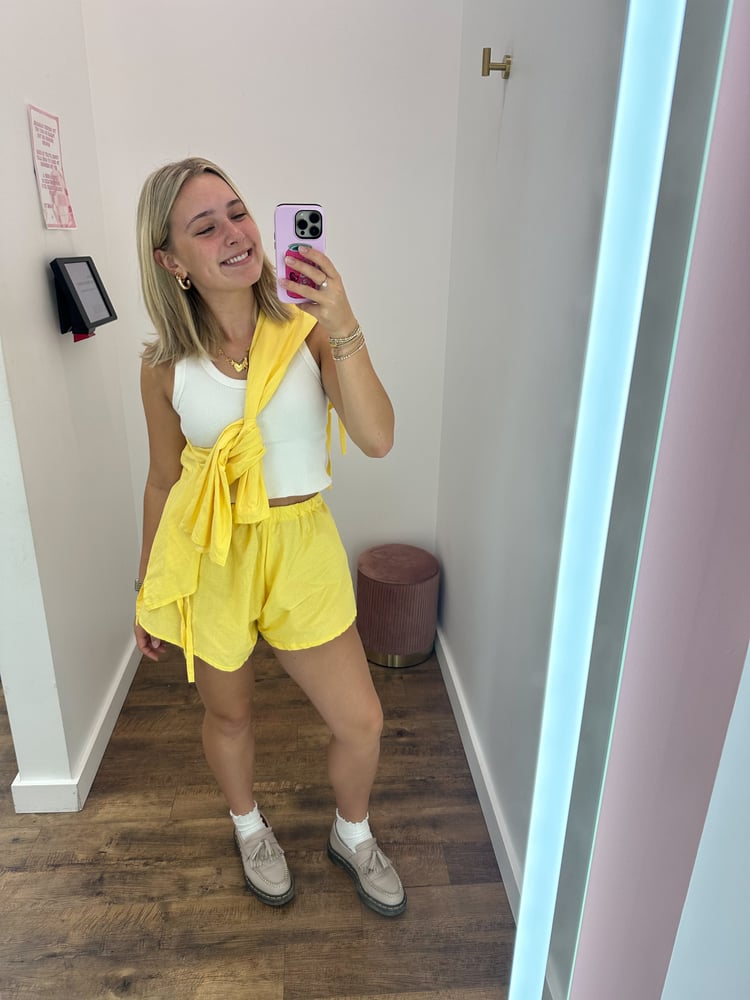Image of Shorty Shorts - Yellow