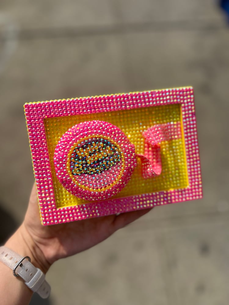 Image of Bedazzled Bubble Tape Candy Art