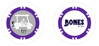 Image 2 of BNG Poker Chip Ball Markers - Purple