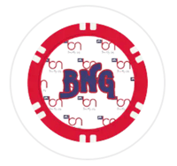 Image 3 of BNG Poker Chip Ball Markers - Red, White, and Blue