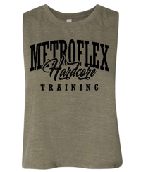 Image 1 of Metroflex Hardcore Training Womens Crop Tank