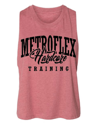 Image 2 of Metroflex Hardcore Training Womens Crop Tank