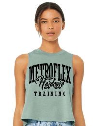 Image 3 of Metroflex Hardcore Training Womens Crop Tank