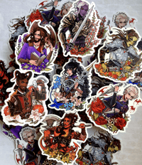 Image 1 of BG3 Sticker Set | Vinyl Stickers