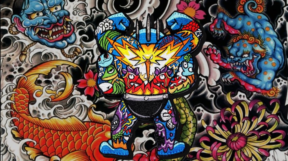Image of YAKUZAMON MACHAMP THREADED PATCH
