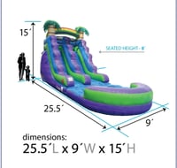 Image 2 of Inflatable Water Slide Commercial Grade Rental