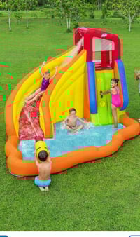 Image 1 of Toddler Inflatable Water Slide Rental