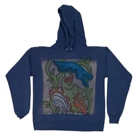 Image 1 of Frog Sitting (hoodie small) 