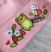Image 3 of Knife Frog | Beanie Hat
