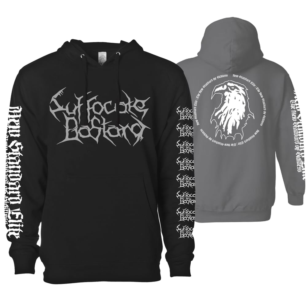 Image of SUFFOCATE BASTARD "LOGO" HOODIE