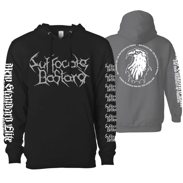 Image of SUFFOCATE BASTARD "LOGO" HOODIE