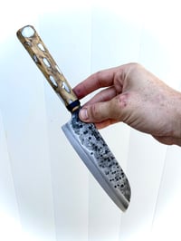 Image 2 of Moon Series 6” Santoku (made to order)