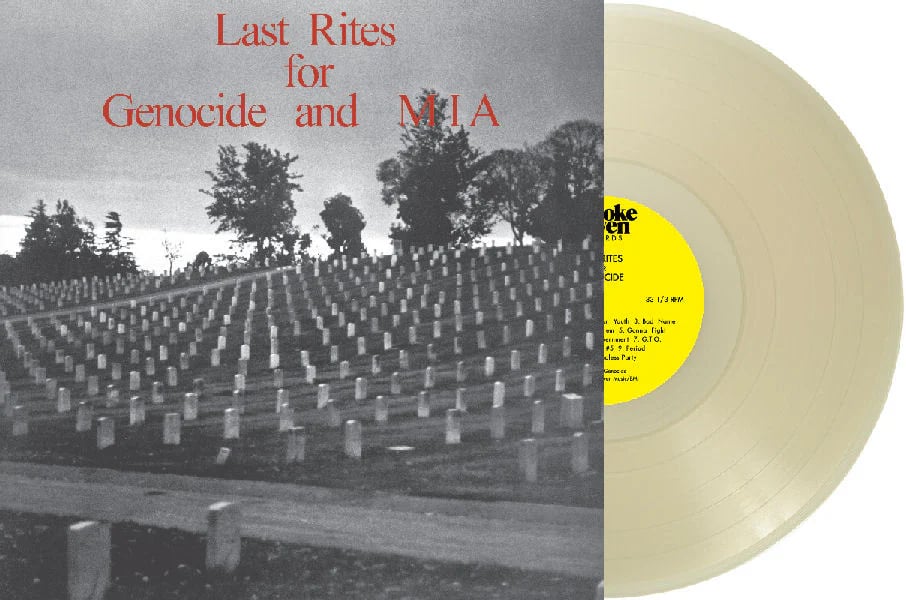 Image of MIA/Genocide - "Last Rites" Lp (clear vinyl)