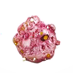 Image of Pink Alien Asteroid Wall Sculpture