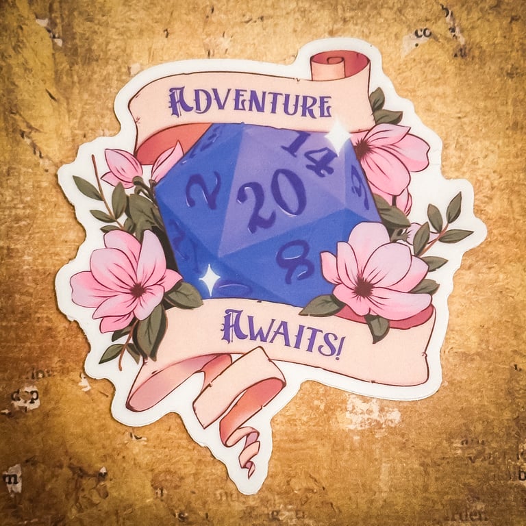 Adventure Awaits Sticker