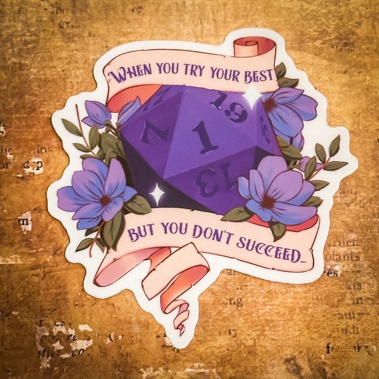 When You Try Your Best Sticker