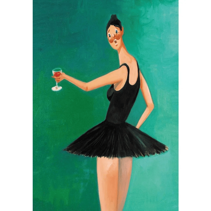 Image of Kanye West 'My Beautiful Dark Twisted Fantasy' Canvas Print – Alternate Ballerina Art Masterpiece